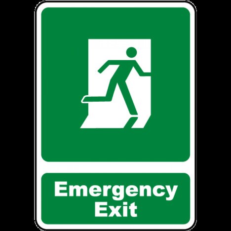 emergency exit sign